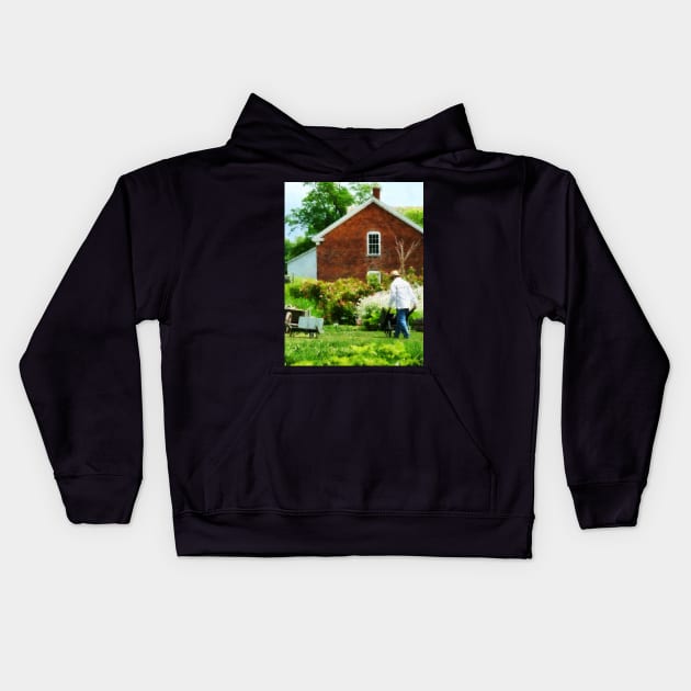 Farms - Working on the Farm Kids Hoodie by SusanSavad